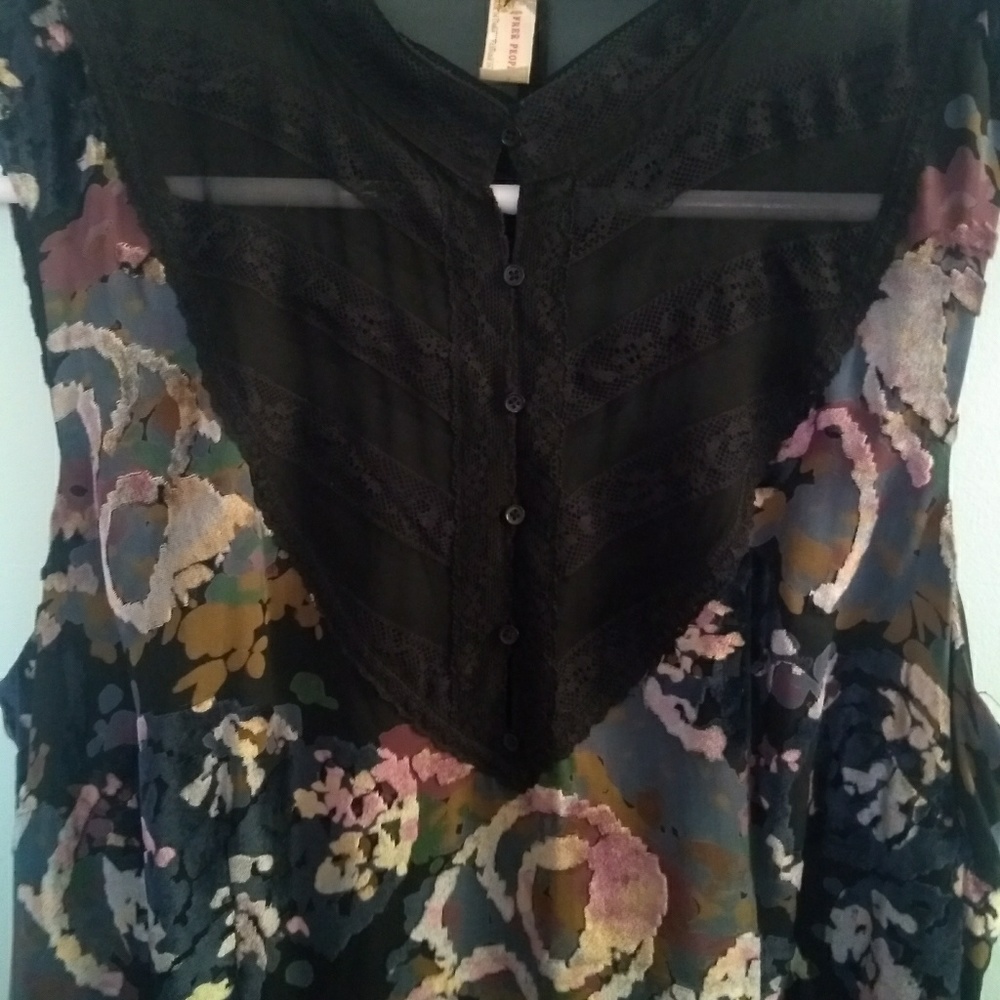 Free People Velvet lace dress - Picture 3 of 5
